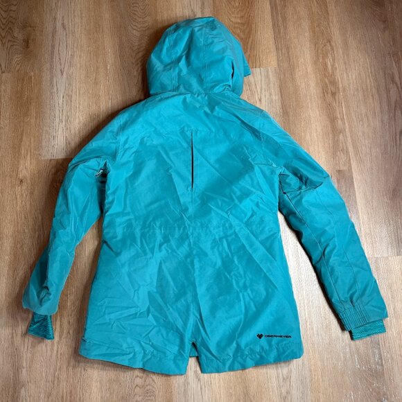 Obermeyer Liberta Insulated Jacket ski snowboard size 10 M aquarius blue womens - Picture 9 of 10
